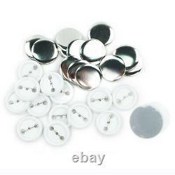 75mm Rotate Badge Button Maker 300 Buttons Circle Badge Punch Press Machine USA