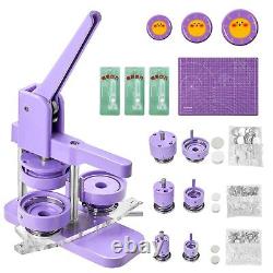 Alldeer 1+1.25+2.25 Inch Button Maker Machine Multiple Sizes Pin Making Kit