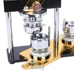 Aluminum Alloy 32mm Rotate Button Machines Manual Badge Makers For DIY