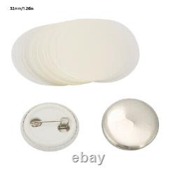 Aluminum Alloy 32mm Rotate Button Machines Manual Badge Makers For DIY