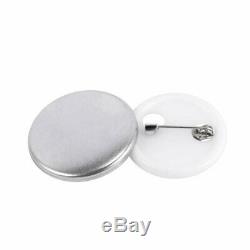 BEAMNOVA 1000 Sets of 1 Inch Button Parts for Badge Maker Machine Clip Pin To
