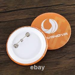 BEAMNOVA 500 Sets of Round Button Parts Supplies 75mm / 2.95 in Approx. 3 inc