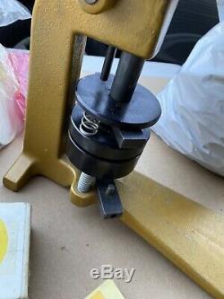 Badge A Matic I by Badge-A-Minit 2 1/4 Button Press Machine Maker Yellow