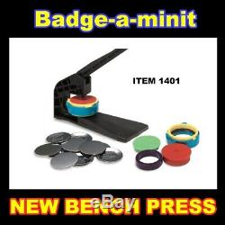 Badge A Minit Minute 2 1/4 button badge bench maker & parts over $119 retail