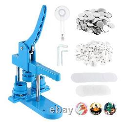 Badge Button Maker Machine Kit 25Mm/1? With 200Pcs Blank Pin-Back Button Parts