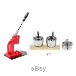 Badge Button Maker Machine with 32mm Punch Press Mould for Beginners Adults