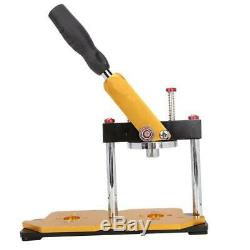 Badge Machine DIY Button Maker Hand Pressing Tool with Handle Wrench Durable NEW