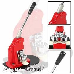 Badge Maker Machine Button Pin Kit Press Cutter 1000 Circle Sale 25mm 32mm 58mm