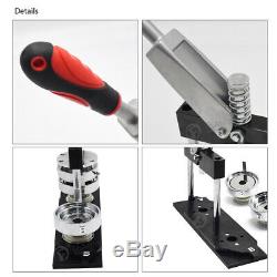 Badge Maker Machine Button Pin Punch Press Mould with Slideway DIY Circle Cutter