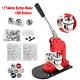 Badge Maker Machine Set Red Aluminum Frame Punching Equipment With 500 Button 44mm