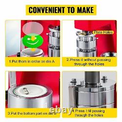 Badge Pin Maker Machine 32 to 75mm 500/1000 Pcs Circle Craft DIY Custom Gift