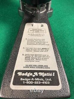 Badge-a-Matic Badge Maker Press 2.25 Buttons Badge A Minit 2 1/4 Inch 2-1/4