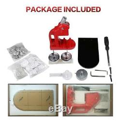 Button Badge Maker Machine 2-1/4 inch with 1000 Button Parts and Circle Cutter