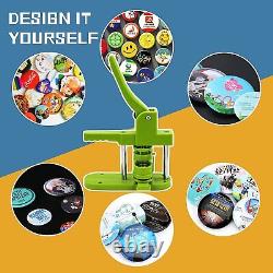 Button Badge Maker Machine Kit 58Mm (2? Inch) Diy Pin Button Maker Press Machi