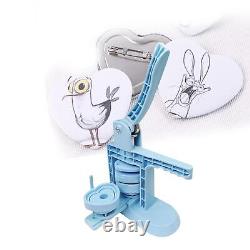 Button Badge Making Machine Heart Shape Upgrade for DIY Keychain Pin Buttons
