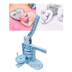 Button Badge Making Machine Heart Shape Upgrade for DIY Keychain Pin Buttons