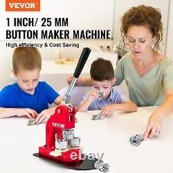 Button Maker 1 Inch Button Badge Maker 25Mm Pins Punch Press Machine 500 Pcs F
