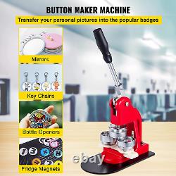 Button Maker 58Mm Badge Maker Machine 2.25 Inch Badge Punch Press Pin Button Mak