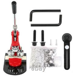 Button Maker Badge Maker Machine With 1000 Circle Button Parts And Circle Cutter