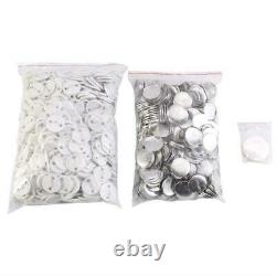Button Maker Badge Punch Press Machine 1in. /2.5cm with1000pcs Circle Button Parts