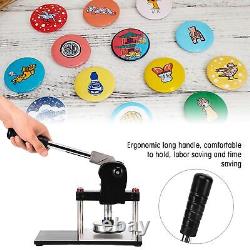 Button Maker Labor Saving Design Pressing Machine For Cutting Round Paper FFG