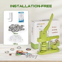 Button Maker Machine 25mm Installation-Free 0.98 in (About 1 Inch) DIY Pin