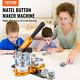 Button Maker Machine 3 (75 Mm) Badge Pin Press Kit With 100 Free Parts