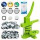 Button Maker Machine 75mm 3-inch Green Badge Pin Press Button Making Kit With