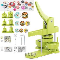 Button Maker Machine Badge Pin Machine 1+1.25+2.25 330Free Parts Press Kit US