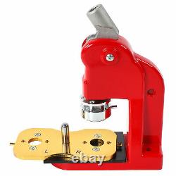 Button Maker Machine DIY Round Pin 32mm Badge Press Kit with 1000 Button Parts