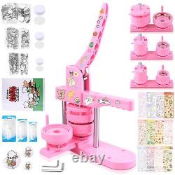 Button Maker Machine Kit Create Buttons with Multiple Sizes 1+1.25+2.25 inc