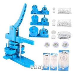 Button Maker Machine Multiple Sizes, 1+1.25+2.25 Inch 3 1+1.25+2.25 inch, blue