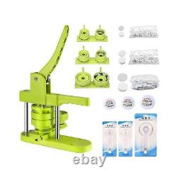 Button Maker Machine Multiple Sizes, 1+1.25+2.25 Inch 3-in-1 Pin Button Press