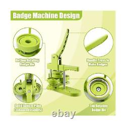 Button Maker Machine Multiple Sizes 1+1.25+2.25 inch, DIY Button Badge Maker