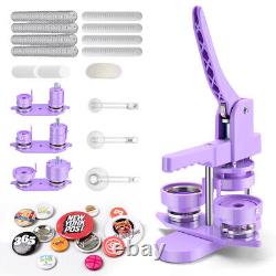 Button Maker Machine Multiple Sizes 1+1.25+2.25 inch DIY Pin Press 300pcs Button