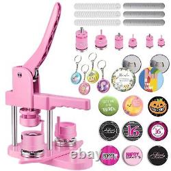 Button Maker Machine Multiple Sizes, 25mm+32mm+58mm Pin Maker Button Press Ma