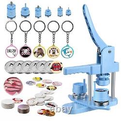 Button Maker Machine Multiple Sizes, 25mm+32mm+58mm Pin Maker Button Press Ma