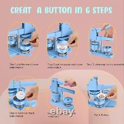 Button Maker Machine Multiple Sizes 25mm+32mm+58mm Pin Maker Button Press Ma