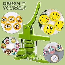 Button Maker Machine Multiple Sizes, Aiment Photo Pin Badge Maker 1+1.25+2.25 In