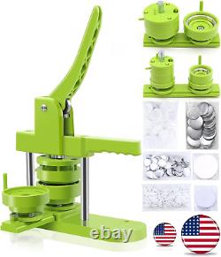 Button Maker Machine Multiple-Sizes Pin Maker Machine 1.25 Inch+2.25 Inch, Int