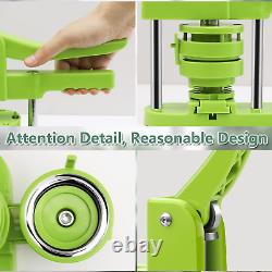 Button Maker Machine Multiple-Sizes Pin Maker Machine 1.25 Inch+2.25 Inch, Int