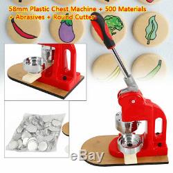 Button badge Maker Seal Manufactures DIY Set 58MM Personalized Badge +500 Molds