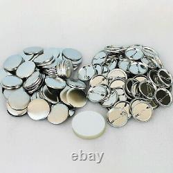 DIY Badge Button Maker Supplies/Parts Metal Pin Back 25-75mm Round 1000Set