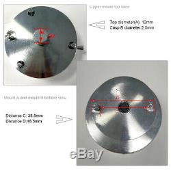DIY Badge Punching Die Mould Round Mold Interchangeable For Button Maker Machine