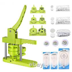 DIY Pin Button Maker Machine 25mm/32mm/58mm Badge Punch Press with Button Parts