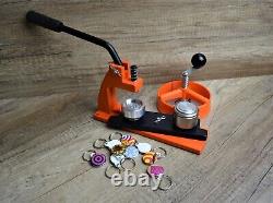 Ebadges 25mm Micro Button Badge Maker Machine Kit Die & Cutter 100 Parts