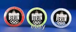 German Pre-WWII 1936 Berlin Summer Olympics Film Maker Badges