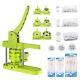 Green Diy Pin Button Maker Machine With 300pcs Button Parts