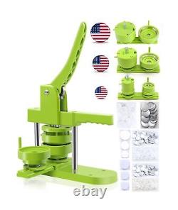 Happizza Button Maker Machine Multiple Sizes, Pin Maker Machine 1.25 in+2.25