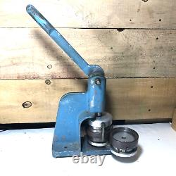 Heavy Duty A. Photo Button Co. 3 Rotate Button Maker Badge Punch Press Machine